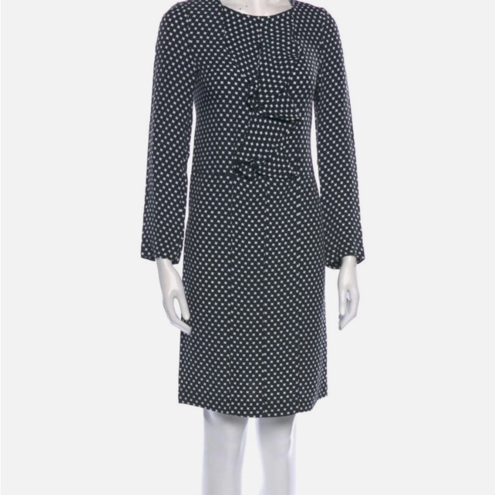 Marni Printed Long Sleeve Dress